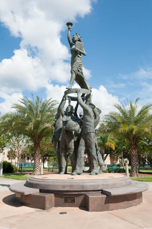 For Those Who Serve statue